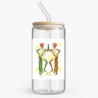 Банка с бамбуковой крышкой