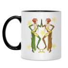 Кружка двухцветная