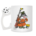 Кружка с футбольным мячиком