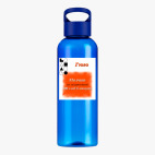 Прозрачная спортивная бутылка