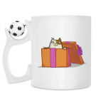 Кружка с футбольным мячиком