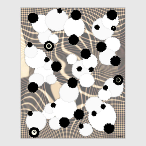 Постер с принтом Крестики-нолики