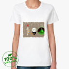 Женская футболка органик