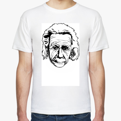 Футболка с принтом Эйнштейн
