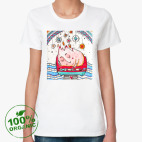 Женская футболка органик