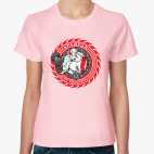 Классическая женская футболка Спартанцы тренируются