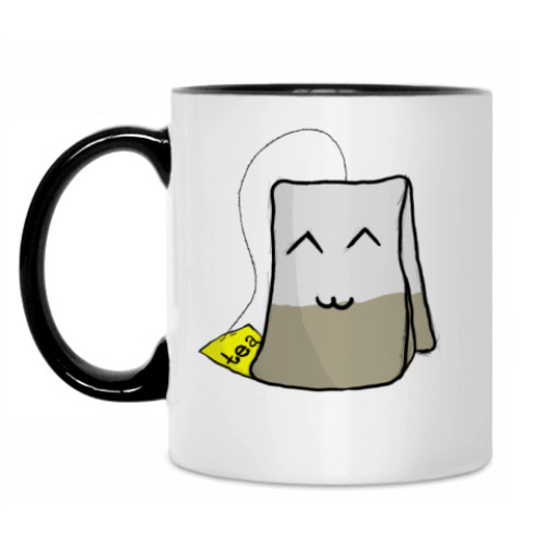 Кружка с принтом 'it's tea time'