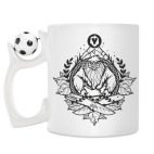 Кружка с футбольным мячиком
