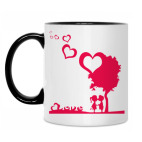 Кружка двухцветная