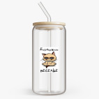 Банка с бамбуковой крышкой