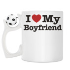 Кружка с футбольным мячиком