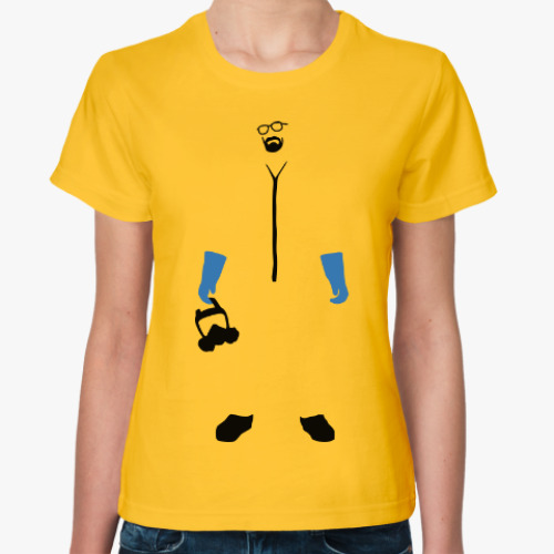 Женская футболка с принтом Хайзенберг (Во все тяжкие)