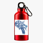 Металлическая бутылка 400 мл UV-DTF