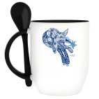 Кружка с ложкой