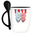 Кружка с ложкой