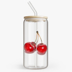 Банка с бамбуковой крышкой