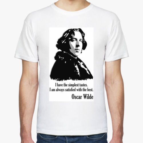 Футболка с принтом Oscar Wilde