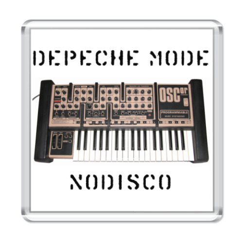 Магнит с принтом  Depeche Mode