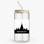 Банка с бамбуковой крышкой