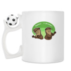 Кружка с футбольным мячиком