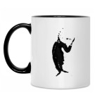 Кружка двухцветная