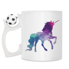 Кружка с футбольным мячиком