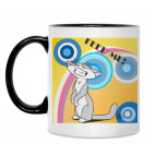 Кружка двухцветная