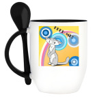 Кружка с ложкой