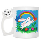 Кружка с футбольным мячиком