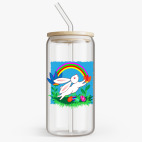 Банка с бамбуковой крышкой