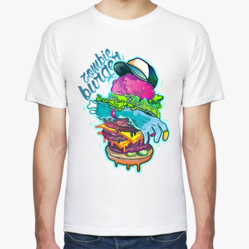 Футболка с принтом Zombie Burger
