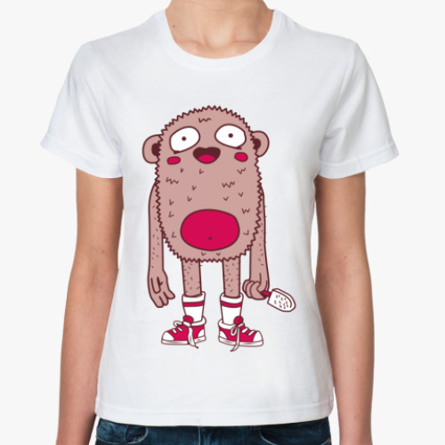 Классическая футболка с принтом Lolly Pop