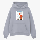 Толстовка худи оверсайз