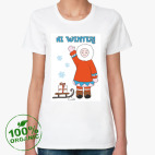 Женская футболка органик