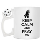 Кружка с футбольным мячиком