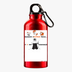 Металлическая бутылка 400 мл UV-DTF