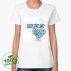 Женская футболка органик