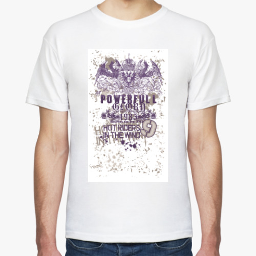 Футболка с принтом Powerfull