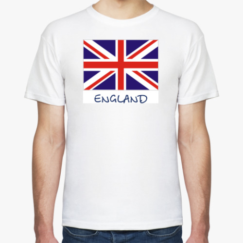 Футболка с принтом Англия