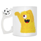 Кружка с футбольным мячиком