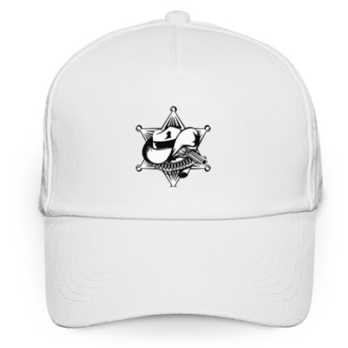 Кепка бейсболка с принтом Шериф