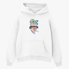 Толстовка худи оверсайз