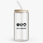 Банка с бамбуковой крышкой