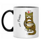 Кружка двухцветная