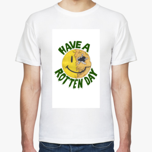 Футболка с принтом  Rotten