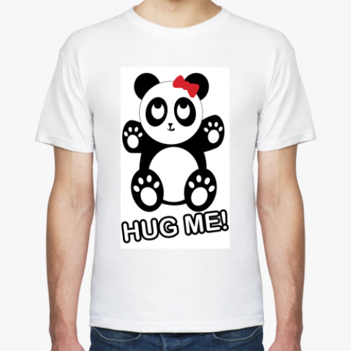 Футболка с принтом  Панда