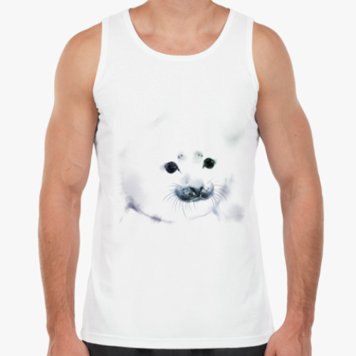 Майка с принтом Малыш тюлень