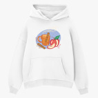 Толстовка худи оверсайз