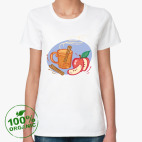 Женская футболка органик