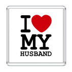 Магнит 6.5 x 6.5 см My Husband